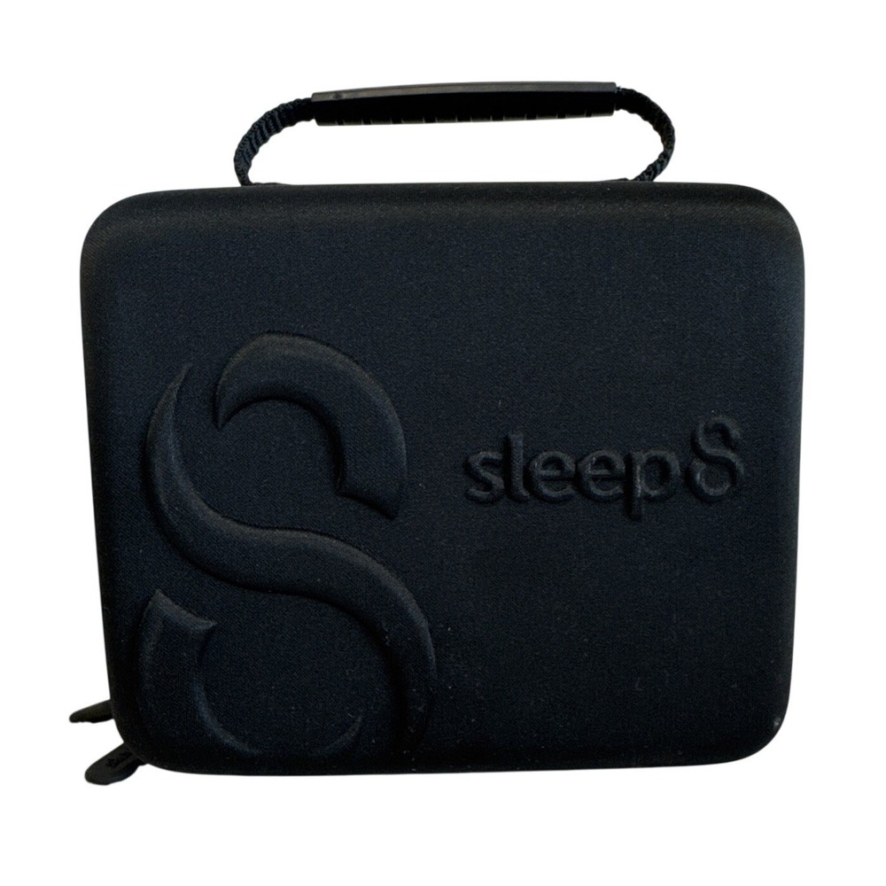 CASE ONLY Sleep8 Portable Travel Case‎ Black Zippered Handle Protective Storage